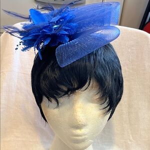 Elegant Royal Blue Fascinator